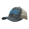 Trucker - mod. 4143:Graphite, Polyester, Cyan